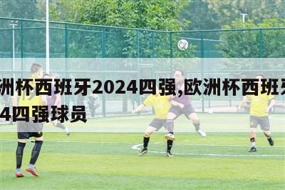 欧洲杯西班牙2024四强,欧洲杯西班牙2024四强球员